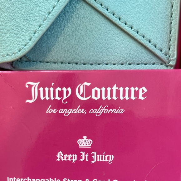 Juicy Couture 🎁Pink & Mint Camera Crossbody Bag & Wallet Set Gift Box NWT🎁 - Picture 6 of 8